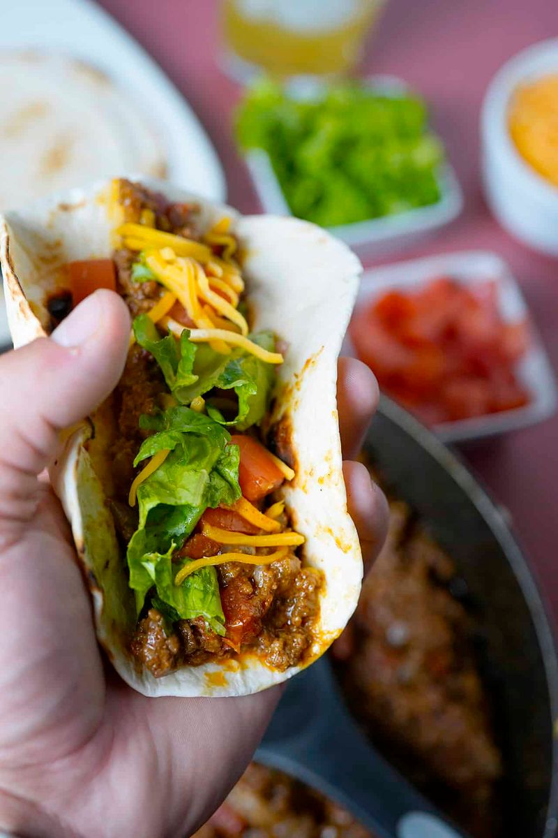 Gringo Tacos (Ground Beef + Shredded Cheese + Lettuce)