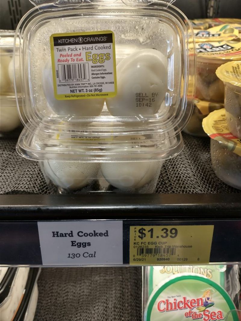 Packaged Hard-Boiled Eggs