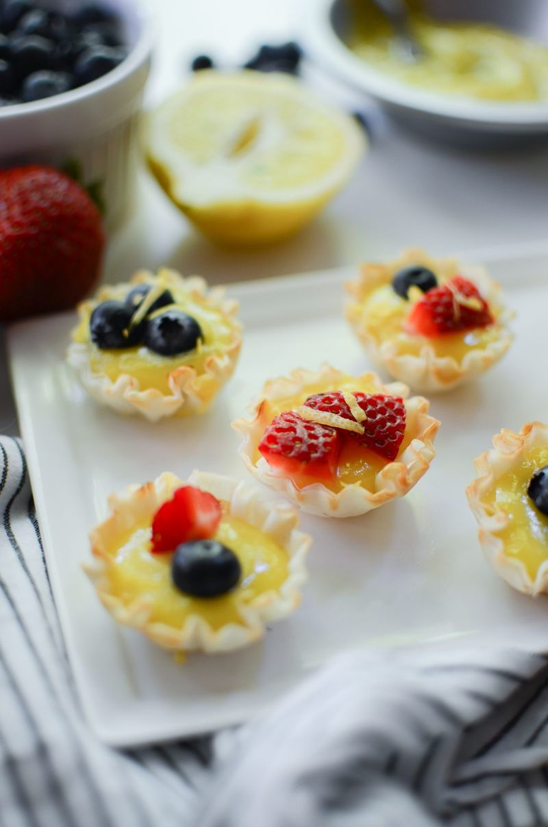 Mini Lemon Curd Tartlets