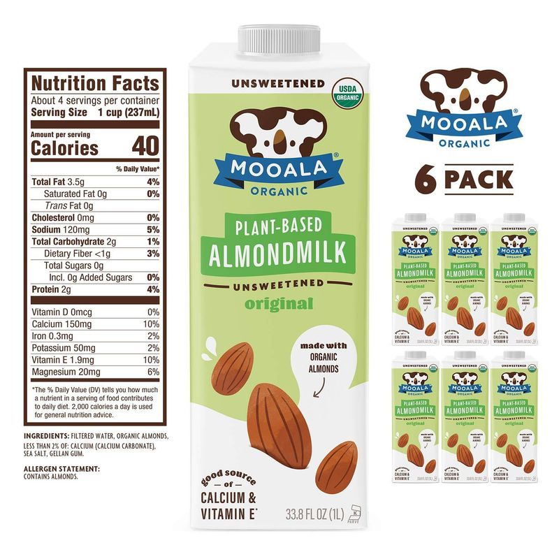 Plant-Based Milks with Added Sugar