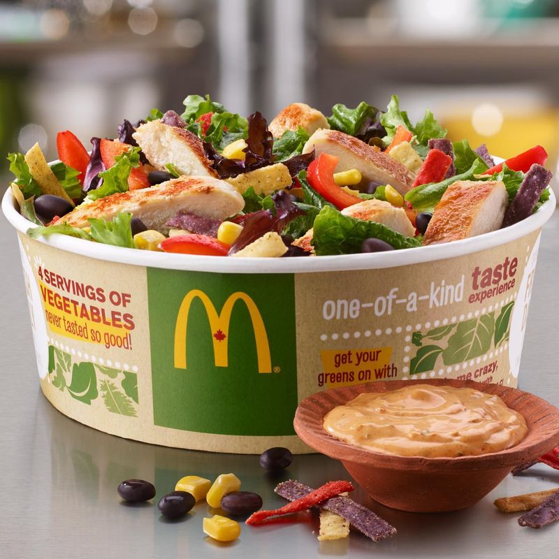 Southwest Grilled Chicken Salad (with dressing)