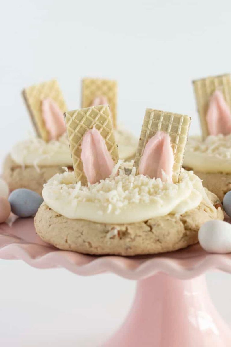 Peanut Butter Blossom “Bunny” Cookies