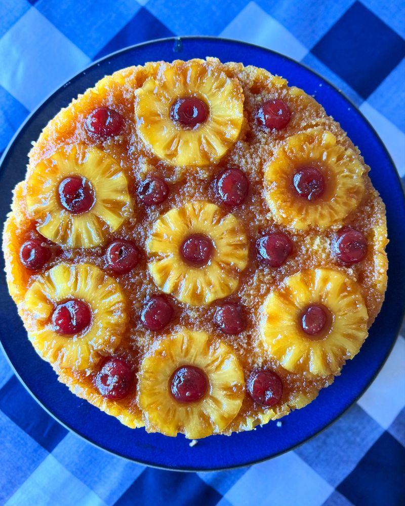 Canned Pineapple Upside-Down Cake