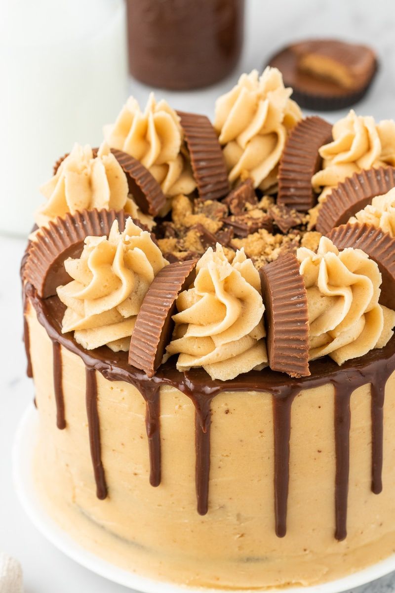 Peanut Butter Chocolate Layer Cake