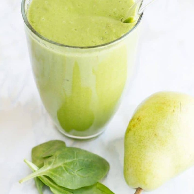 Pear and Spinach