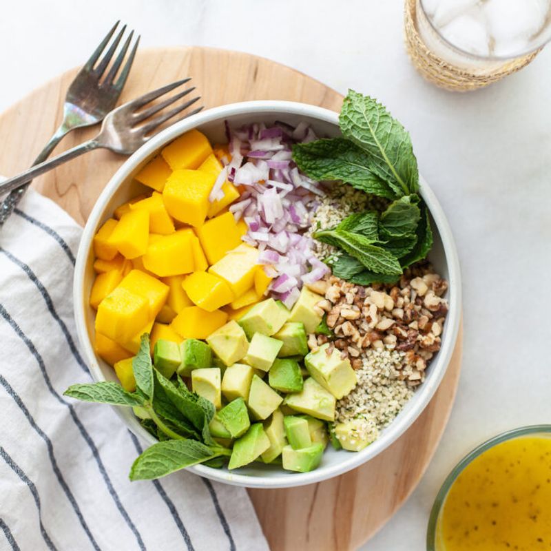 Mango Avocado Smoothie Bowl