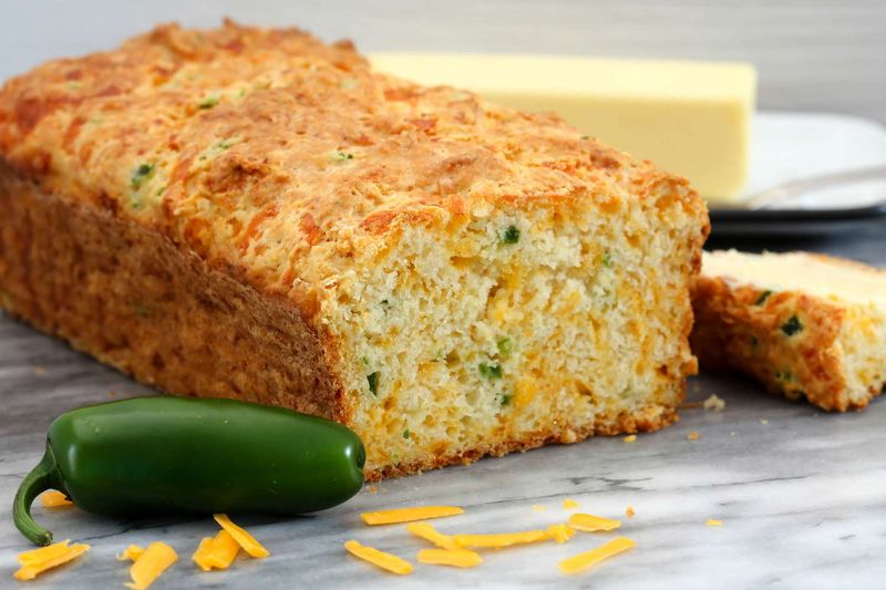 Cheddar Jalapeño Quick Bread