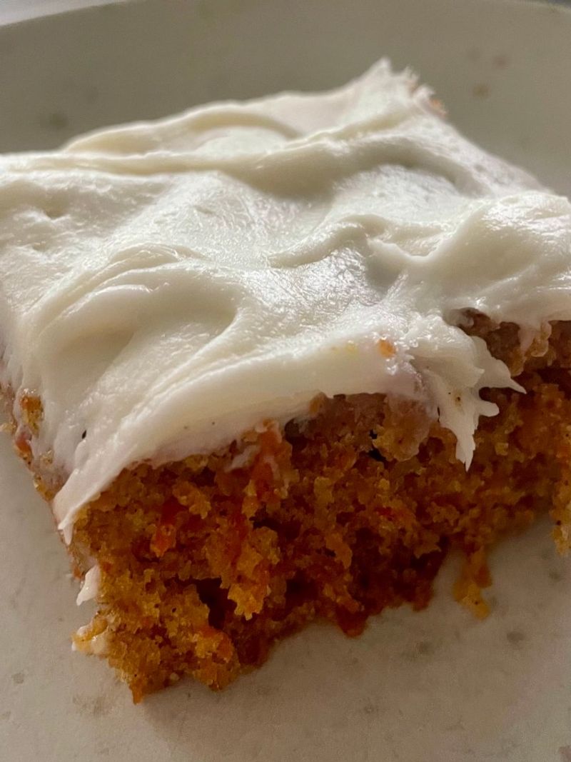 Plain Carrot Cake with No Add-Ins