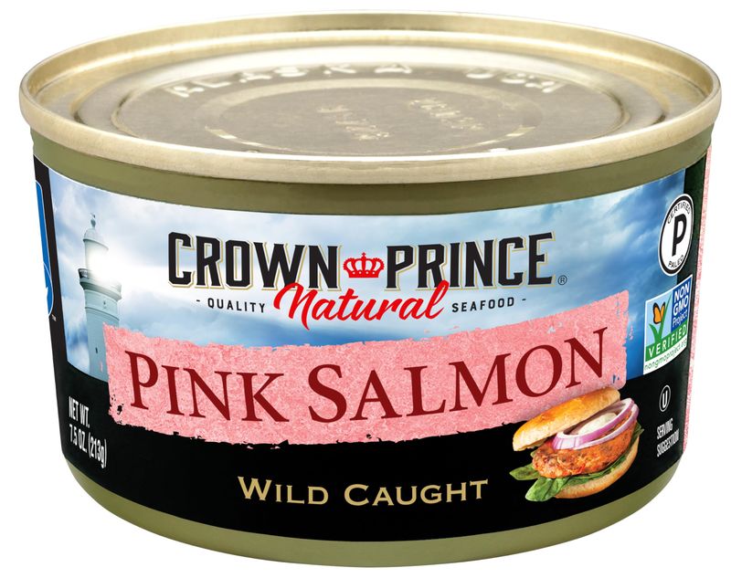 Crown Prince Natural Canned Salmon (Skinless & Boneless)