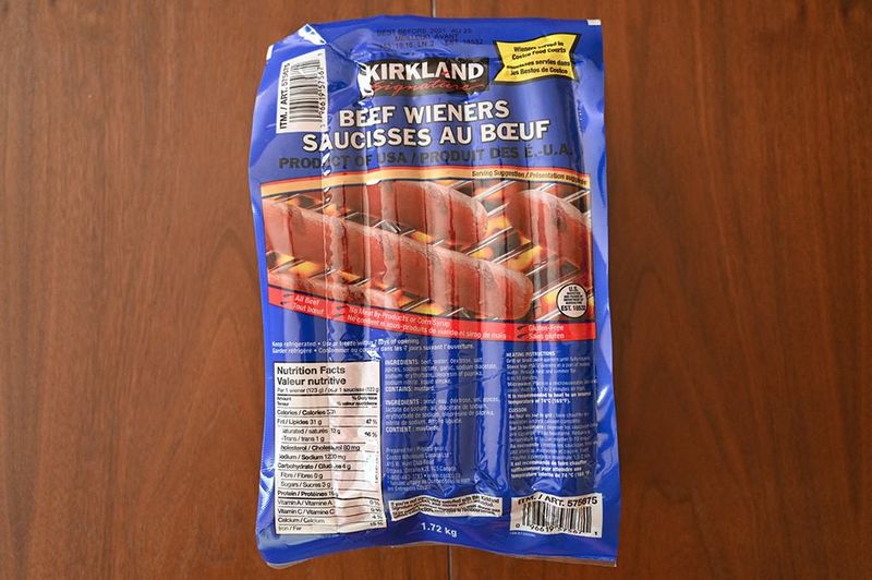 Kirkland Signature Beef Hot Dogs (Frozen Box)