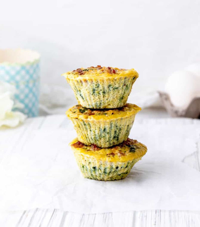 Egg Muffin Cups with Veggies and Turkey Sausage