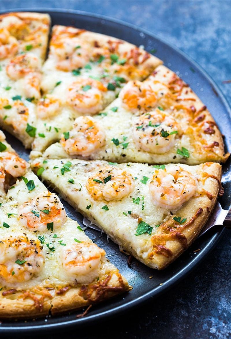Crab or Seafood Pizza