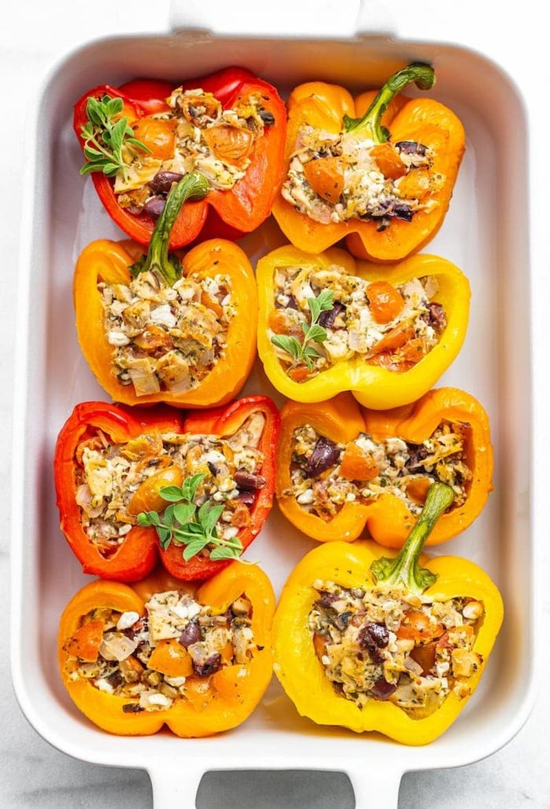 Tuna-Stuffed Bell Peppers