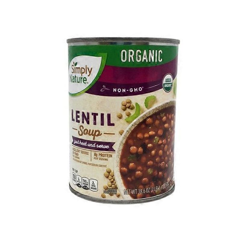 Canned Lentil Soup (Simply Nature Organic)