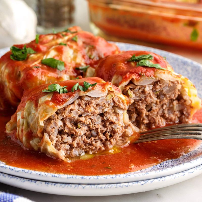 Stuffed Cabbage Rolls (Homemade)