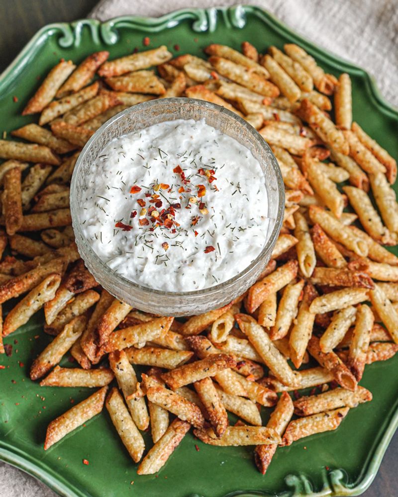 Air Fryer Pasta Chips