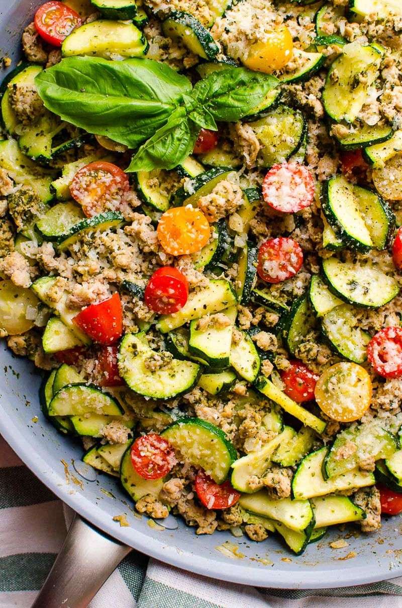 Turkey & Zucchini Skillet