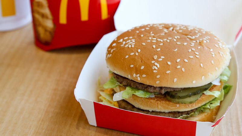 McDouble (No Cheese or Half Bun)