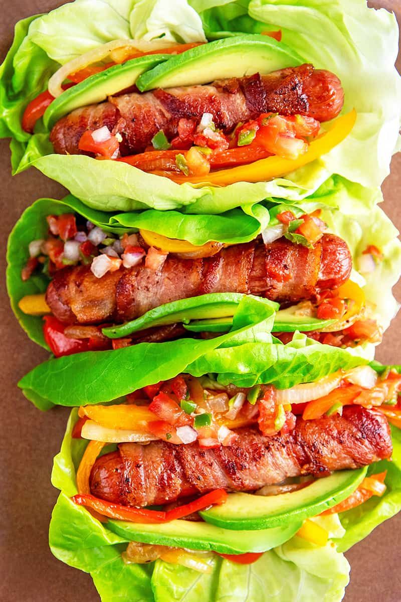 Bunless Bratwurst Dogs