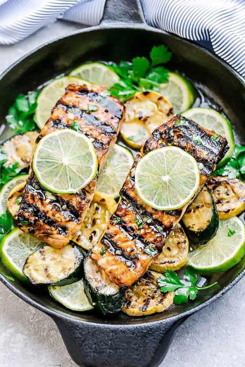 Lemon-Herb Grilled Salmon