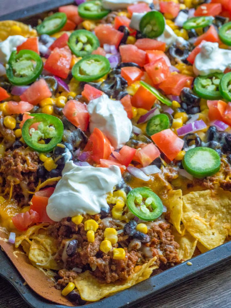 Loaded Beef Nachos