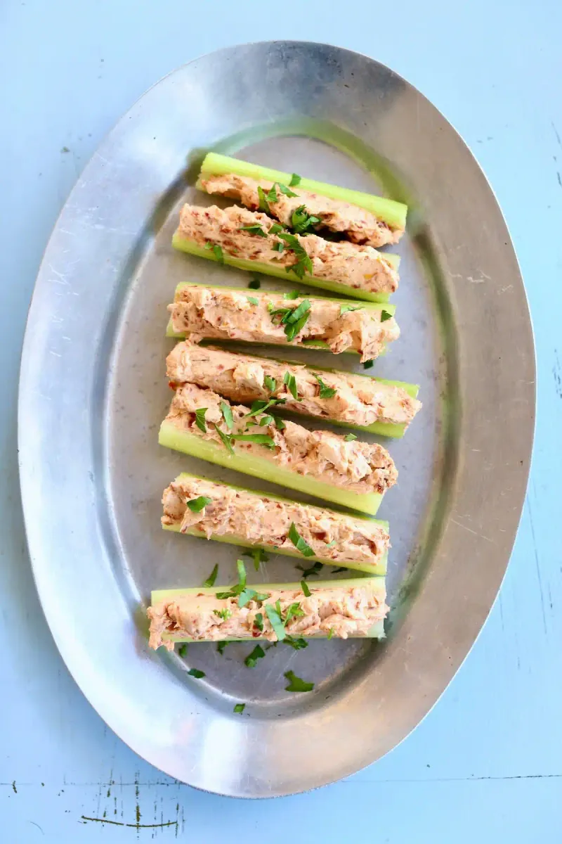 Cheese-Stuffed Celery