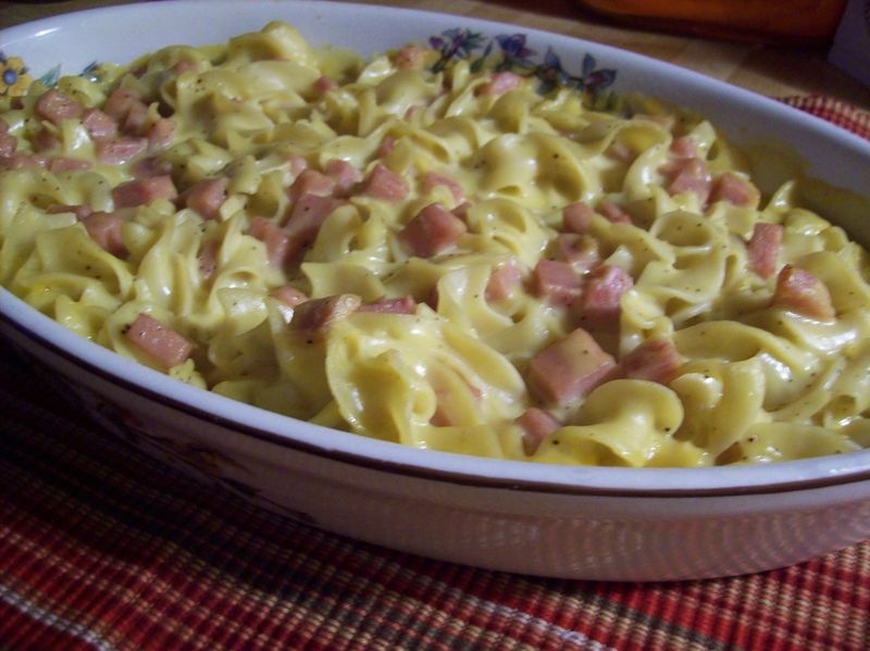 Spam and Velveeta Casserole