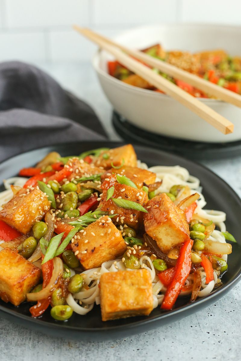 Edamame & Tofu Stir-Fry