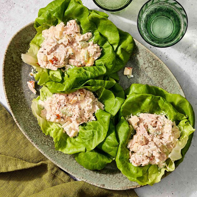 Tuna Salad in Lettuce Cups
