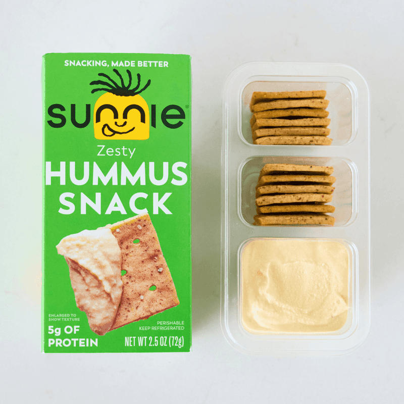 Store-Bought Hummus with Crackers
