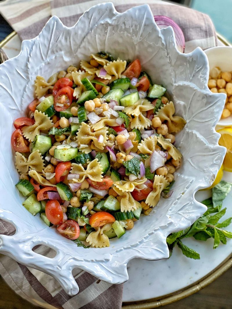 Chickpea or Lentil Pasta with Real Cheese or Olive Oil