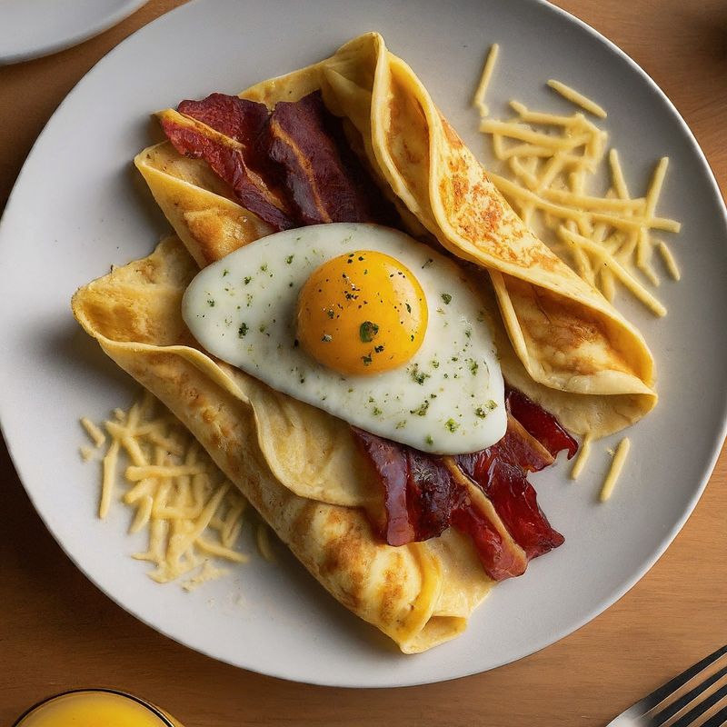 Breakfast-for-Dinner (Pancakes, Eggs, Bacon)
