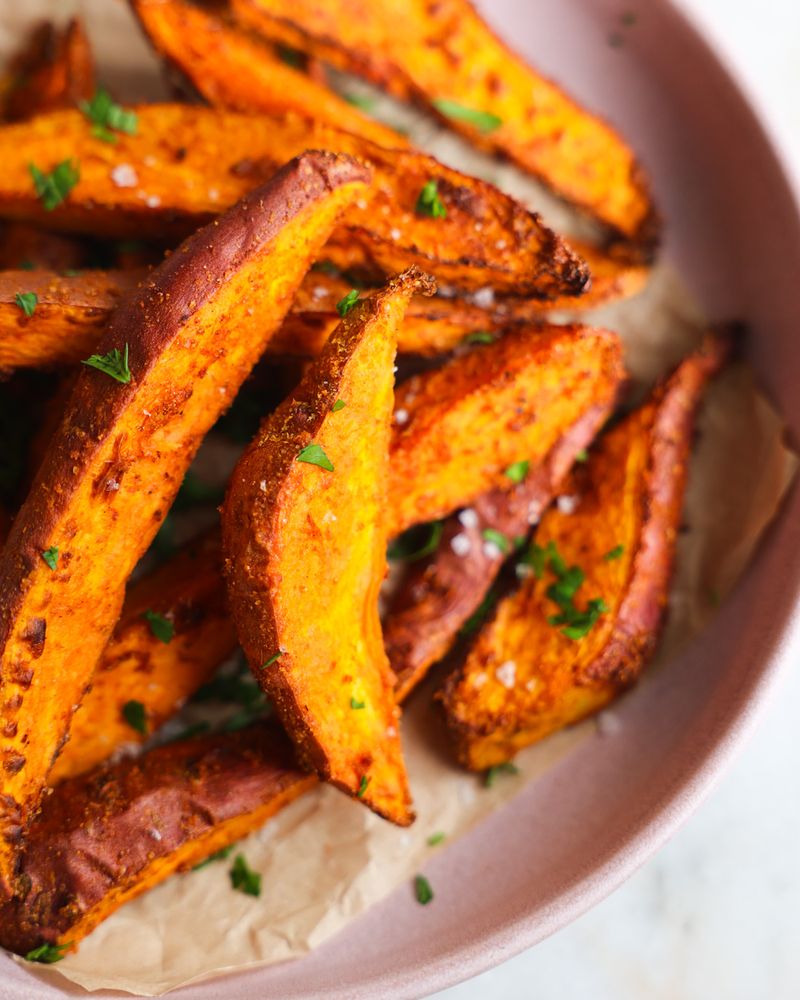 Sweet Potato Wedges with Spicy Seasoning