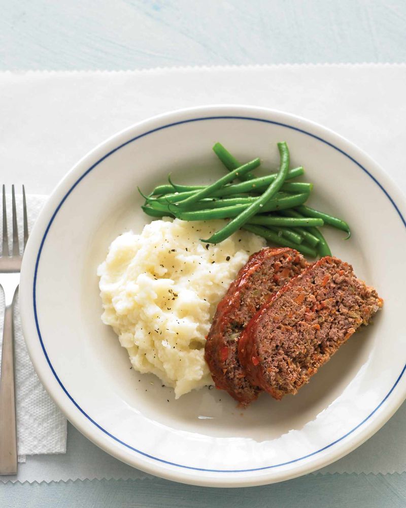 Meatloaf with Mashed Potatoes