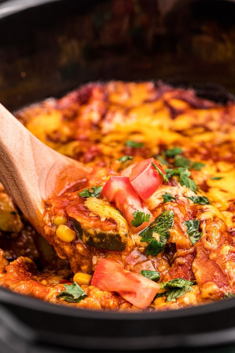 Vegetarian Enchilada Casserole