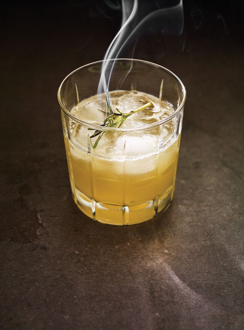 Spiked Honey Whiskey Sour