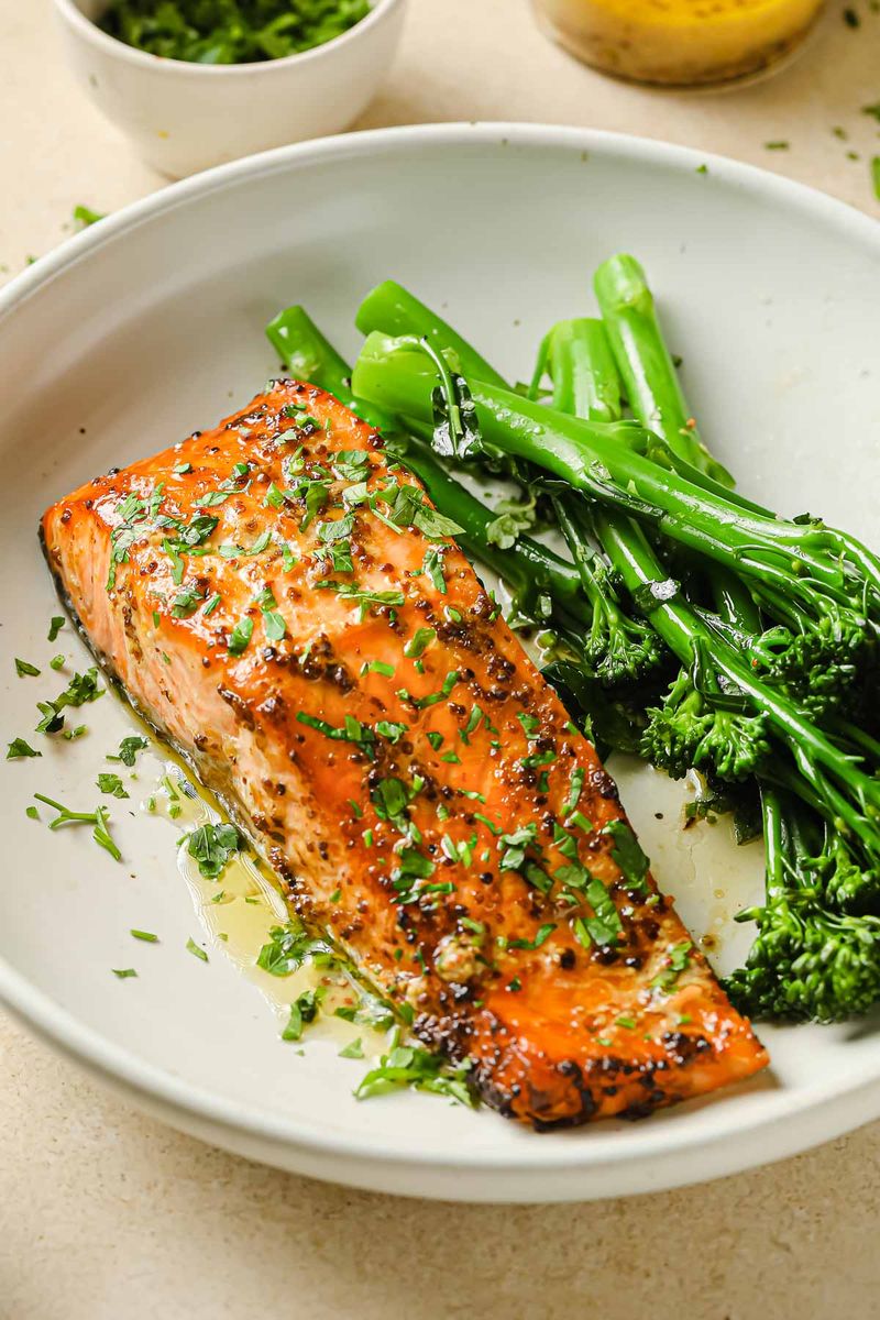 Brown Sugar and Dijon Salmon