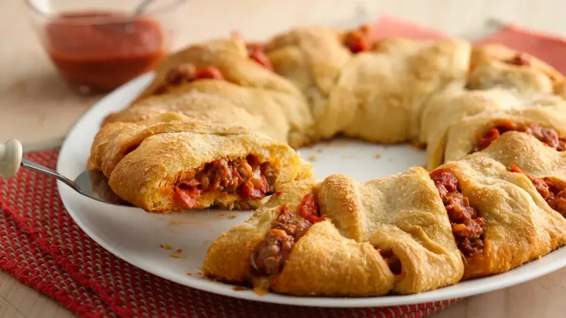 Crescent Roll “Pizza” Ring