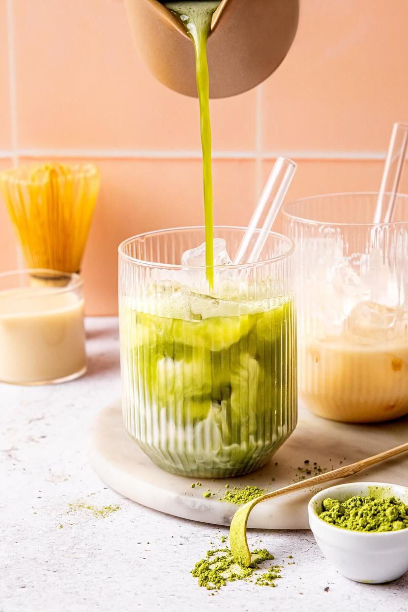Honey Matcha Latte