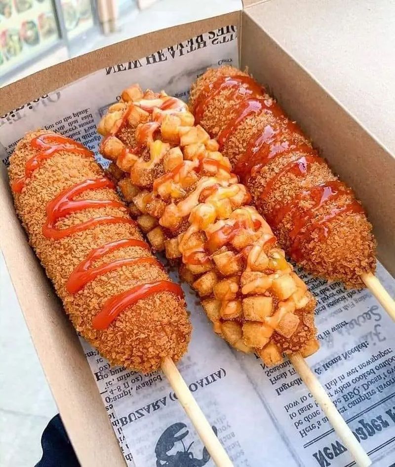 Korean Corn Dog (Gamja-Hotdog)