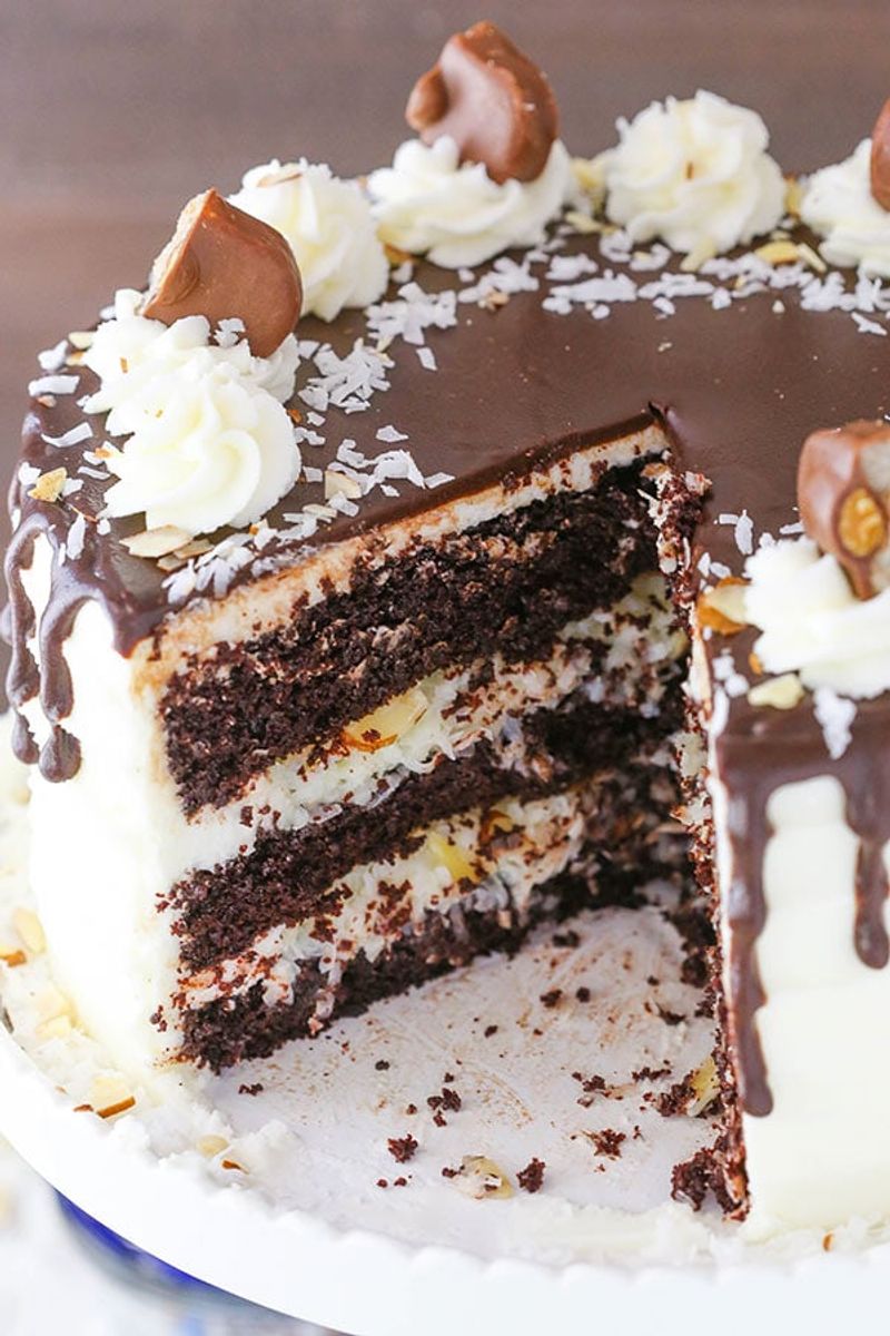 Almond Joy Layer Cake