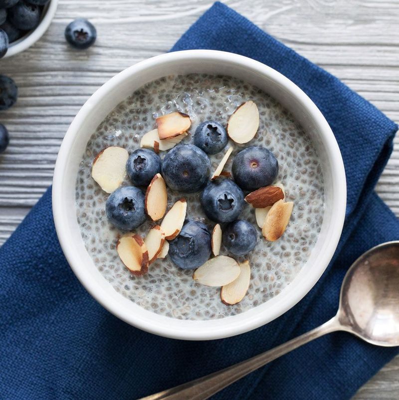 Chia Pudding with Nuts and Berries