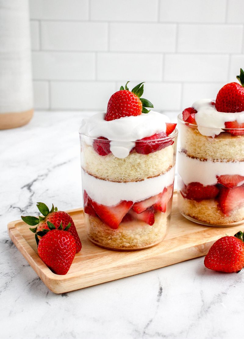 Berry Shortcake Trifles