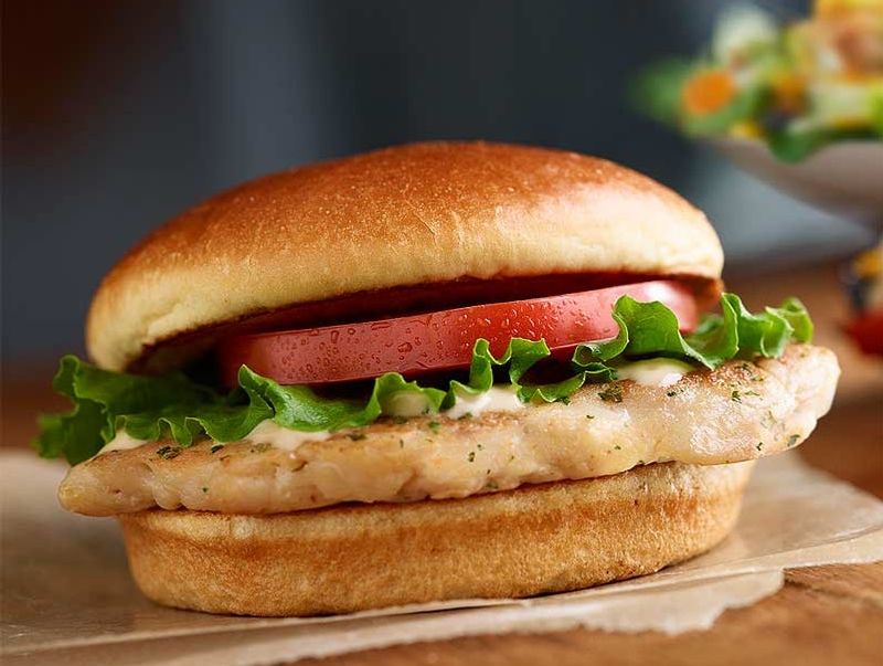 Plain Grilled Chicken Sandwich