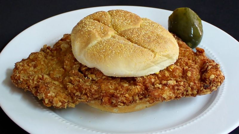 Indiana: Pork Tenderloin Sandwich