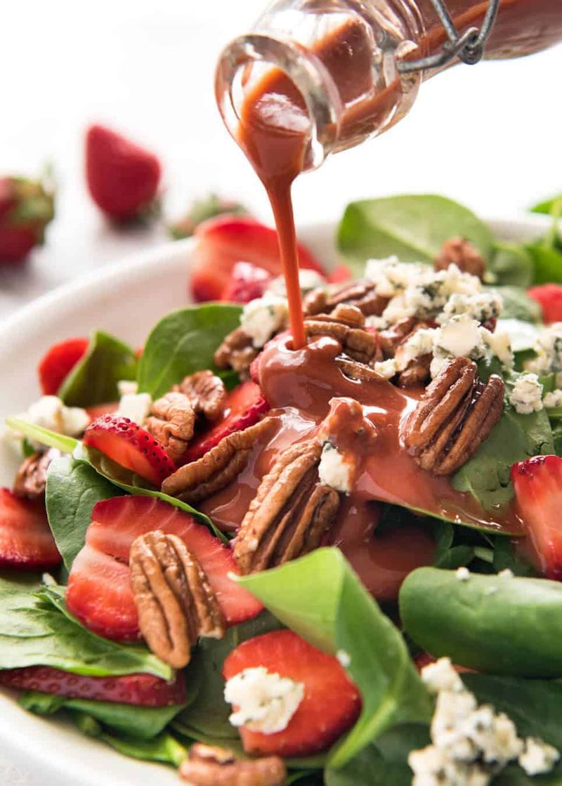 Strawberry Spinach Salad