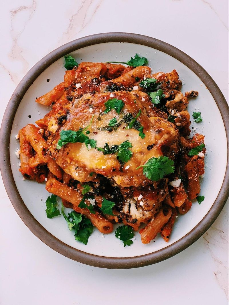 Cauliflower Parmigiana (Plant-Based)