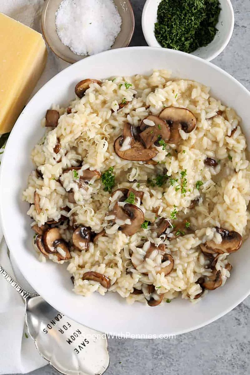 Creamy Mushroom Risotto