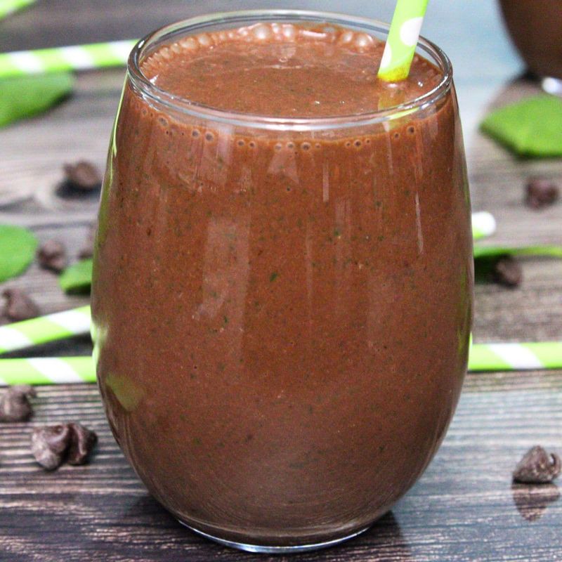 Chocolate Spinach Smoothie