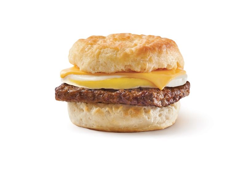 Wendy’s Sausage, Egg & Cheese Biscuit